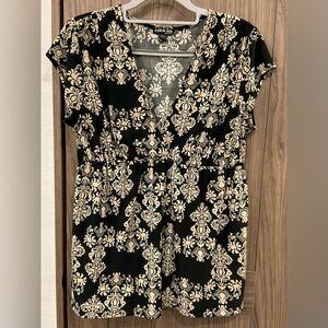 Blooming Rose Maternity Womens Shirt Sleeve Blouse Size Maternity Small